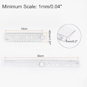 折れた定規 Amazon.co.jp: HARFINGTON 壊れないクリア定規 2個 30cm ポリ